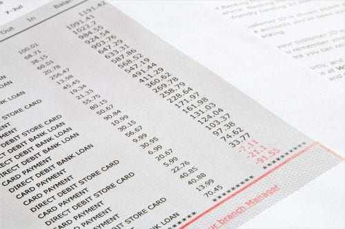 bank statement home loan