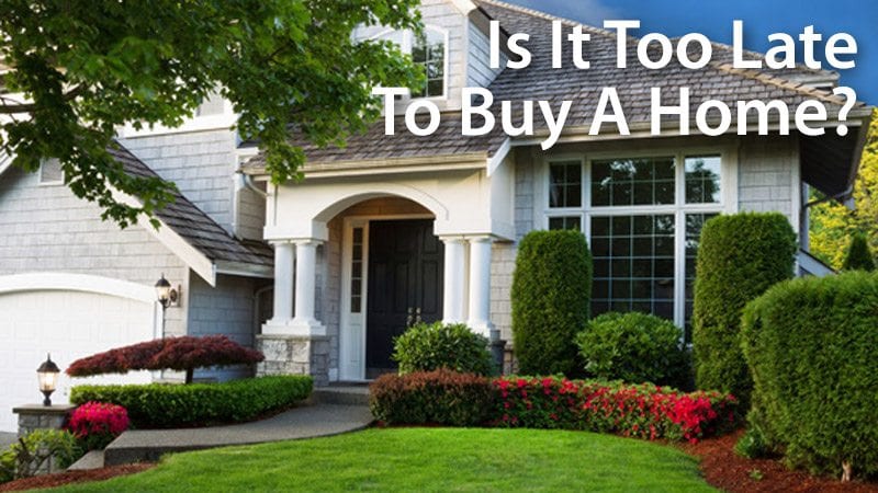 is it too late to buy a house at 40