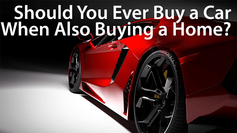mortgage application and new car