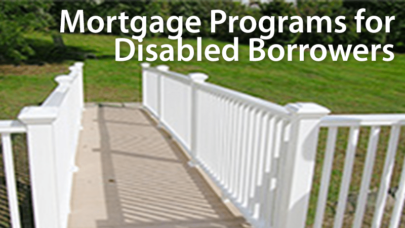 mortgage with a disability