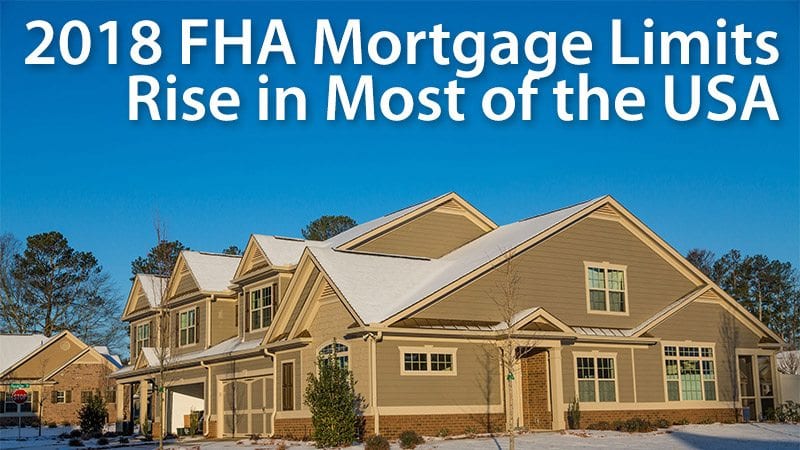 2018 FHA loan limits