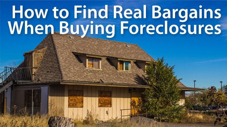 is it better to buy foreclosed homes