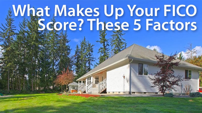 5 factors that make up your FICO score