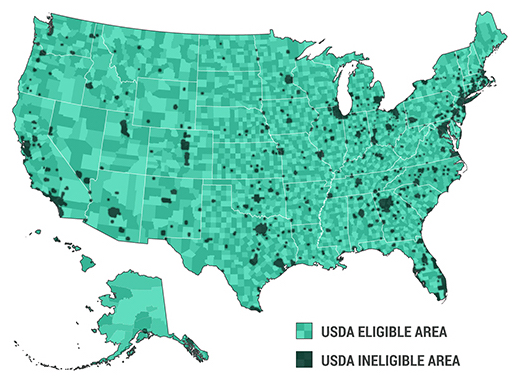 Usda Property Eligibility Map Usda Eligibility And Income Limits | 2022 Usda Mortgage