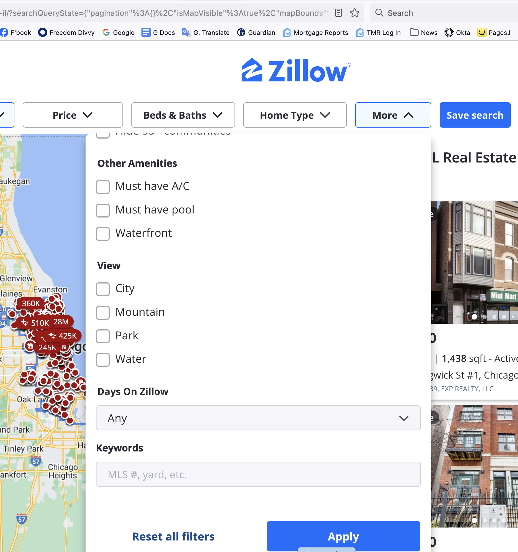 Finding an assumable mortgage on Zillow.com
