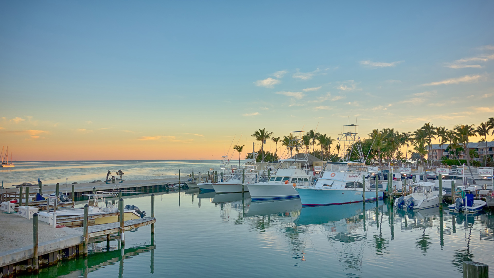 houses and boats in coastal florida